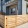 a patio with a fence around it