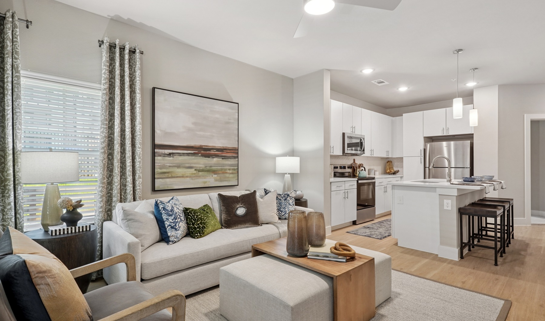 Charming Living Area With Natural Light